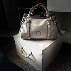 Dooney & Bourke Florentine Satchel Ecru